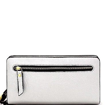 HS323-LP Multi-Compartment Bifold Long Wristlet Wallet