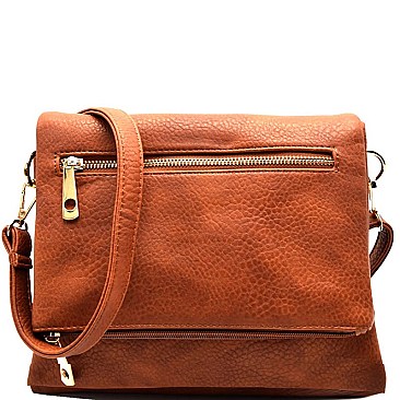 HS3638-LP Multi Compartments Layered Flap Cross Body