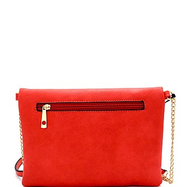 HY3107 Tassel Accent Envelope Cross Body