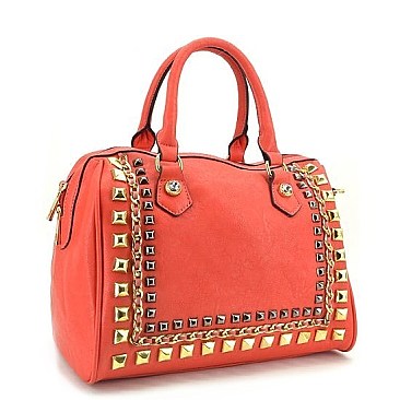 Chain Accented Satchel - CRAZY- Deal Of The Week