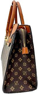 CM PADLOCK ACCENT MONOGRAM 2 IN 1 SATCHEL SET