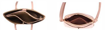 3-in-1 Oval Monogram Handbag / Crossbody Wallet Set