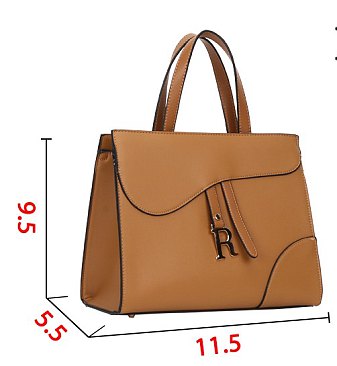 2-in-1 Satchel Wallet Set with Removable Key Chain