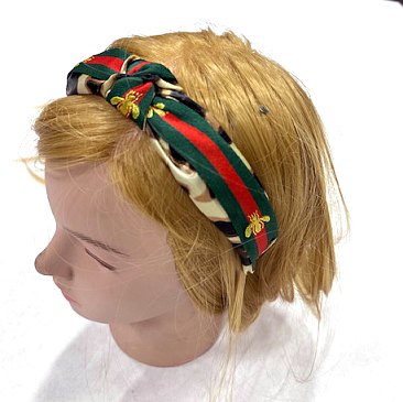 Queen Bee Stripe / Leoprad Head Band