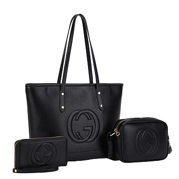 black tote set