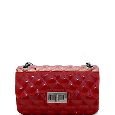 Glossy Jelly Small Shoulder Bag