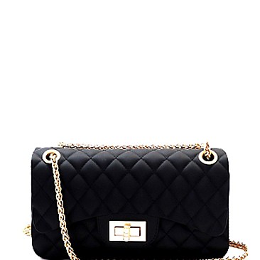 Quilted Matte Jelly Small 2 Way Shoulder Bag JP067-MH