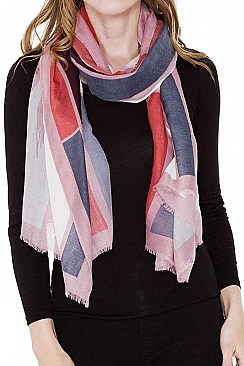Horse Print Light Long Scarf