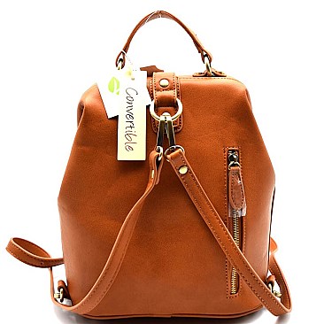 JX0016-LP  Frame-Top Vintage Backpack