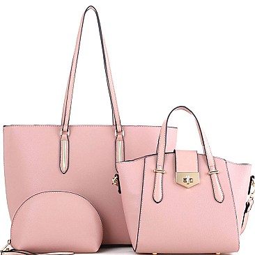 Classy 3 in 1 Shopper Tote Value SET MH-JX19202