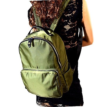 JY0136-LP Multi Pocket Nylon Fashion Backpack