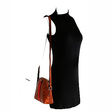 Stripe Chevron Quilted Shoulder Bag MH-JY0237