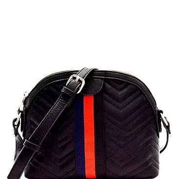 Stripe Chevron Quilted Shoulder Bag MH-JY0237