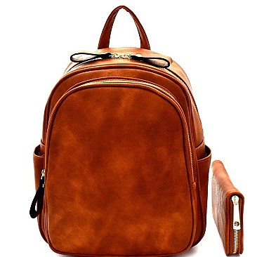 Multi-Pocket Backpack Wallet SET