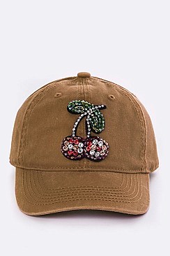 Crystal Cherry Iconic Washed Cap EMH8647J