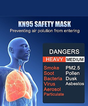 KN95 Face Mask Anti-Virus 10 pcs Pack