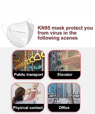 KN95 Face Mask Anti-Virus 10 pcs Pack