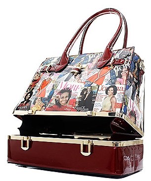 Obama Tote Boxy Shape Padlock Handbags - High Quality