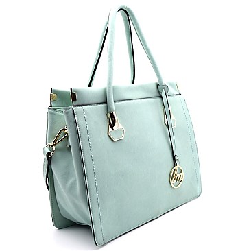 LD075-LP Hardware Accent 2 Way Satchel