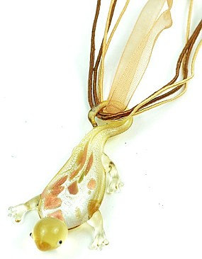 Lizard Ribbon Necklace