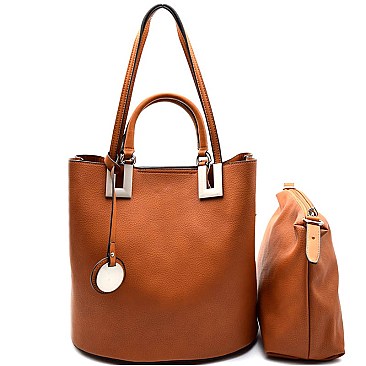 LF107-LP Handle Accent Convertible 2 in 1 Hobo