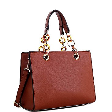 Classy Link Chain 2Way Medium Satchel