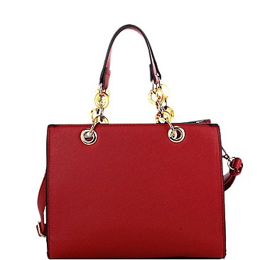 Classy Link Chain 2Way Medium Satchel