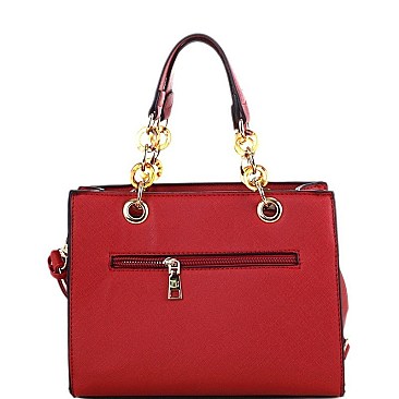 Classy Link Chain 2Way Medium Satchel