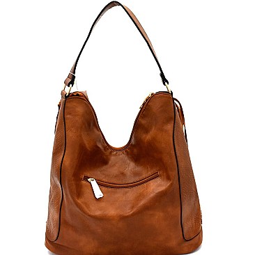 Fringed Side Perforated Single Strap Hobo MH-LH087