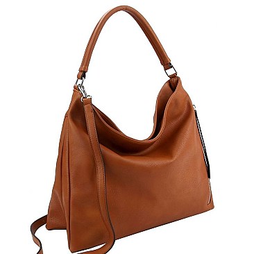 Stylish Side Zipper Pocket 2-Way Hobo Wallet SET MH-LH0951W