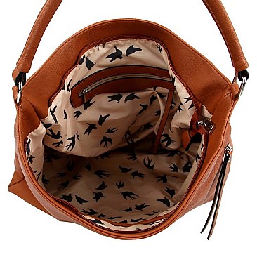 Stylish Side Zipper Pocket 2-Way Hobo Wallet SET MH-LH0951W