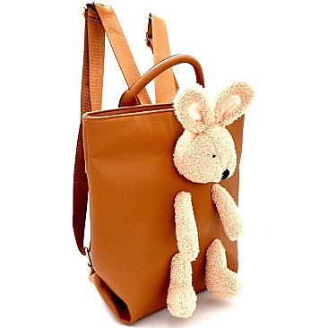 LHU045-LP Unique Bunny Doll Novelty Backpack