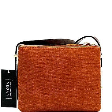 Extendable Strap 3-Compartment Cross Body Shoulder Bag  MH-LHU198