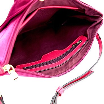 LI006-LP Velvet Moto Jacket Design Unique Clutch Shoulder Bag
