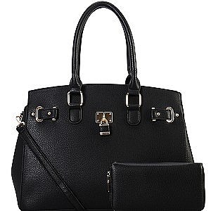 Kiss-Lock Oversize 2 Way Satchel Set