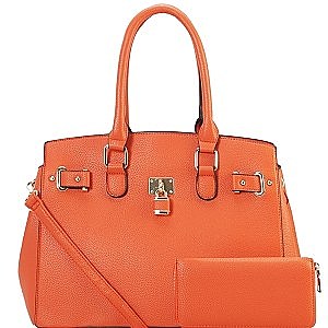 Kiss-Lock Oversize 2 Way Satchel Set