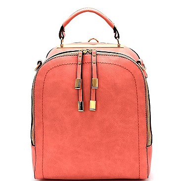 LP0002-LP Convertible Dome Shaped Fashion Backpack