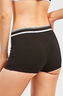 PACK OF 12 PIECES SPORTY COTTON BOYSHORT PANTY MULP1432CB1