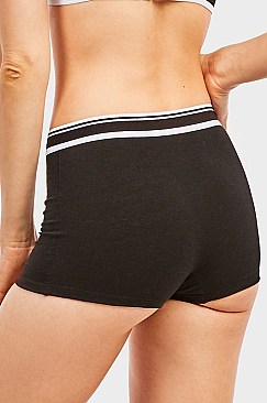 PACK OF 12 PIECES SPORTY COTTON BOYSHORT PANTY MULP1432CB1