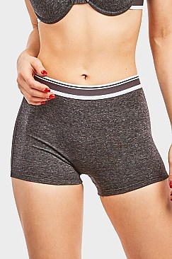 PACK OF 12 PIECES SPORTY COTTON BOYSHORT PANTY MULP1432CB1