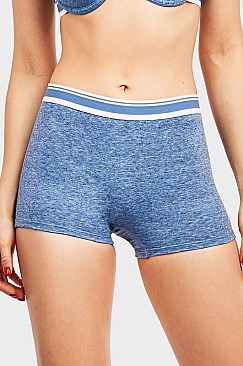 PACK OF 12 PIECES SPORTY COTTON BOYSHORT PANTY MULP1432CB1