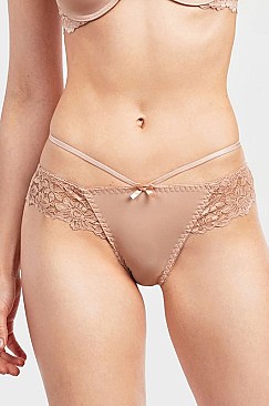 PACK OF 12 PIECES SEXY LACED BIKINI PANTY MULP6145NK