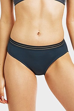 PACK OF 12 PIECES STYLISH NYLON LADIES BIKINI PANTY MULP6146NK