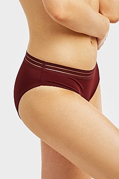 PACK OF 12 PIECES STYLISH NYLON LADIES BIKINI PANTY MULP6146NK