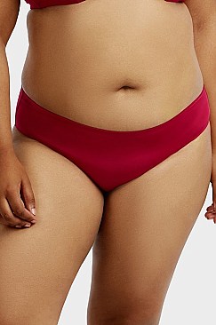 PACK OF 12 PIECES SEXY SEAMLESS PLUS SIZE BIKINI MULP7269PKX