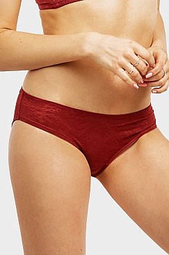 PACK OF 12 PIECES SEXY JACQUARD BIKINI PANTY MULP7292PK