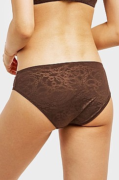 PACK OF 12 PIECES SEXY JACQUARD BIKINI PANTY MULP7292PK