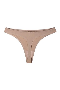 PACK OF 12 PIECES SEAMLESS LADIES THONG PANTY MULP7390PT