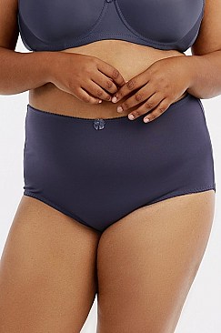 PACK OF 12 PIECES STYLISH MAXI/FULLBRIEF SEAMLESS PLUS SIZE PANTY MULP7439PRX5