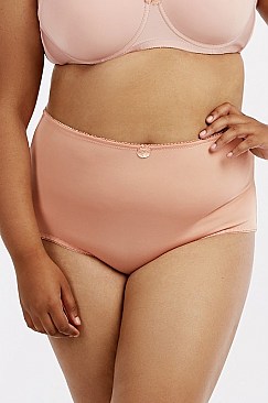 PACK OF 12 PIECES STYLISH MAXI/FULLBRIEF SEAMLESS PLUS SIZE PANTY MULP7439PRX5